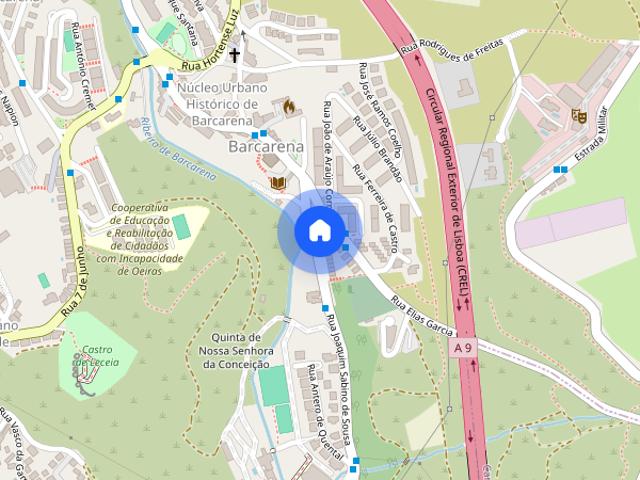 Apartamento T2 para alugar em Oeiras
