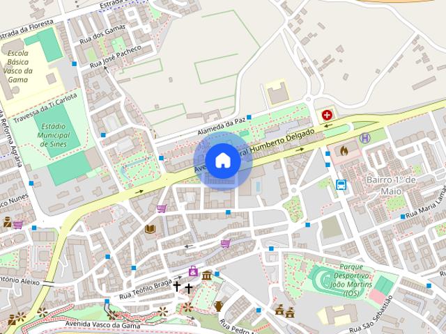 Apartamento T2 para alugar em Sines