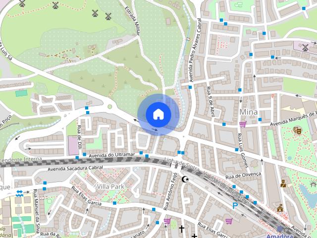 Apartamento T2 para alugar na Amadora