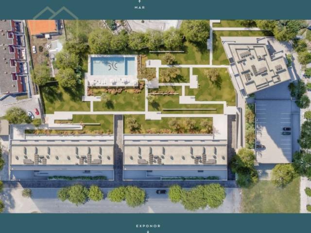Apartamento T2 para comprar em Leça da Palmeira Porto | Condomínio fechado | Varanda