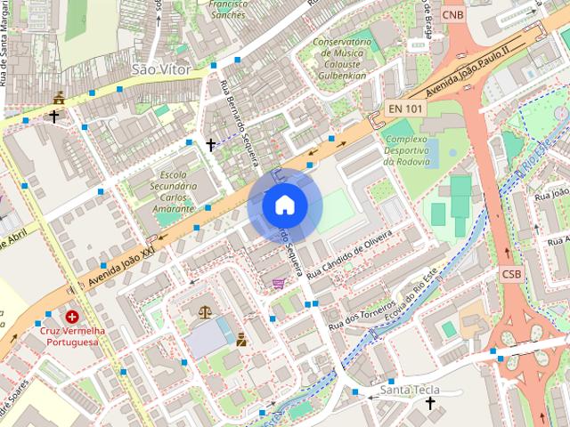 Apartamento T3+1 para alugar em Braga