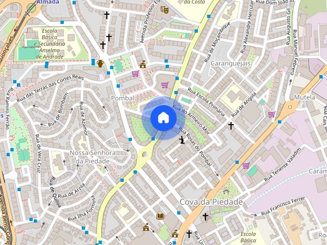 Apartamento T4+1 para alugar em Almada