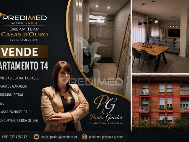 Apartamento T4 Totalmente Remodelado junto ao Centro de Saúde
