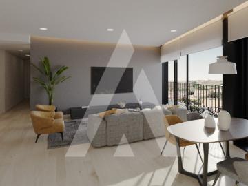 Apartamento T4 Duplex, acabamentos contemporâneos, boa áreas, ar condicionado, terraço, em Aradas, Aveiro