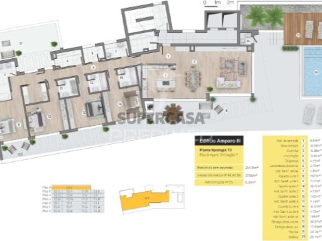 Apartamento T4 em São Martinho