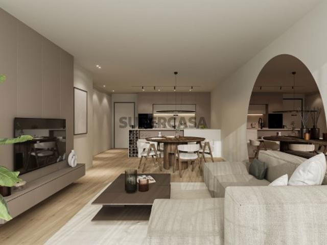 Apartamento T4 novo com terraço e lugares de garagem em condomínio fechado em Ferreiros em Braga