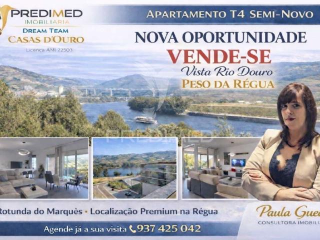 APARTAMENTO T4 SEMI NOVO COM VISTA RIO DOURO