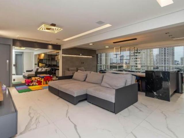Apartamento tipo para venda em Vila Bertioga com 3 quartos, sendo 3 suítes, 134m²