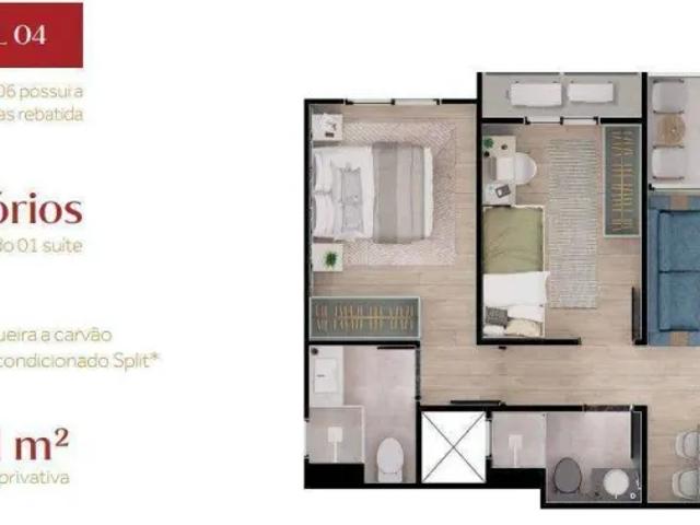 Apartamento à venda, 57 m² por R$ 530.000,00 Cancelli Cascavel/PR