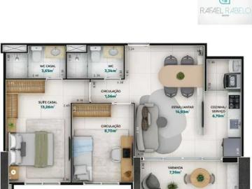 Apartamento à venda no bairro Dionísio Torres | Condomínio Uptown Residence