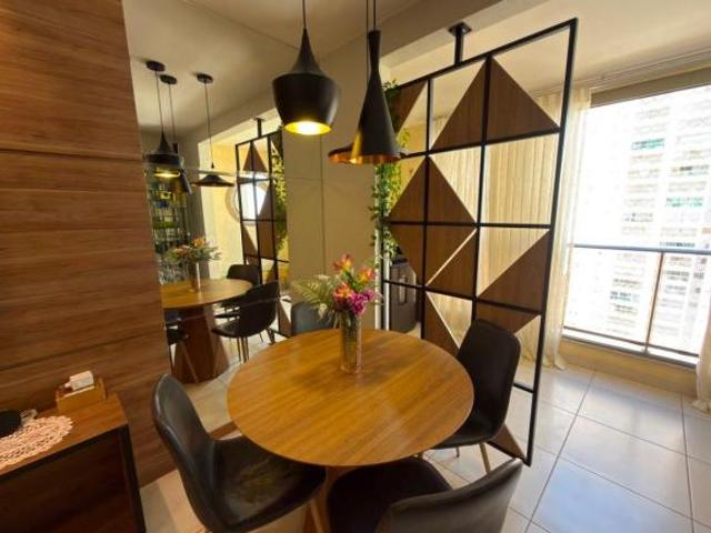 Apartamento Via Enseada Águas Claras, suíte, armários, espaçoso, andar alto, financiamento,lazer