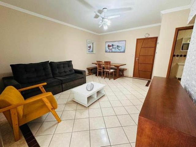 Apartamento à venda na Praia Grande Aviação | 3 dorms, 1 suíte, varanda gourmet e vista mar