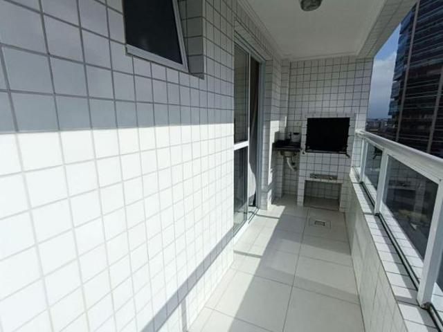Apartamento Vista para o Mar, 2 Quartos, 1 Suíte e Sacada c/ Churrasqueira Ocian, Praia Grande/SP