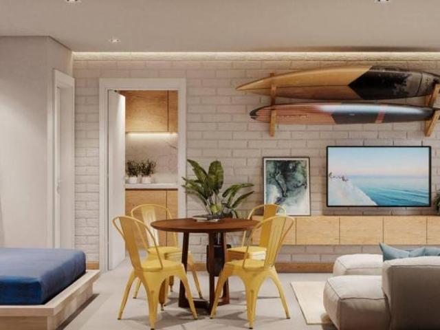 Apartamento á beira mar na praia do Cassino