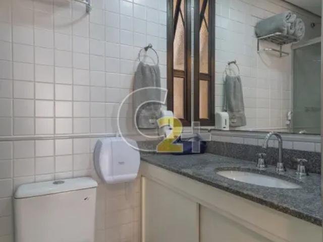 Apartamento à locação no Jardim Paulista com, 1 quarto suíte e closet, 1 lavabo, 1 vaga de garagem