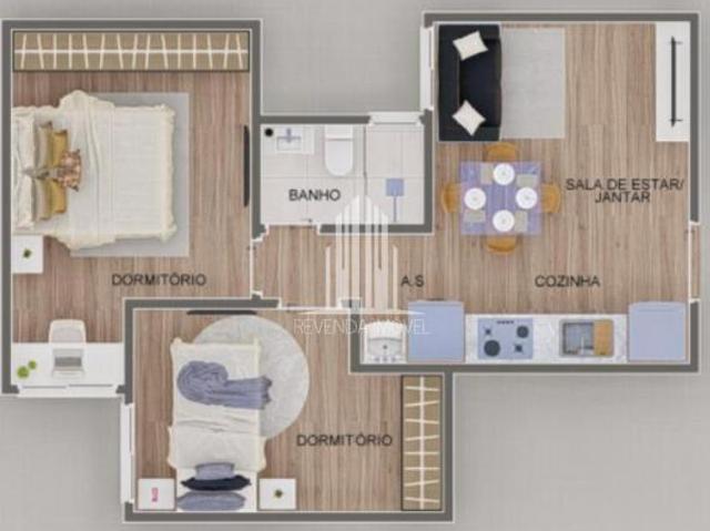 Apartamento à venda na Vila Morse, São Paulo SP: 2 quartos, 3 salas, 1 banheiro, 45m² Pronto para