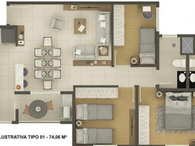 Apartamento à venda no Manai Residence Indaiatuba/SP