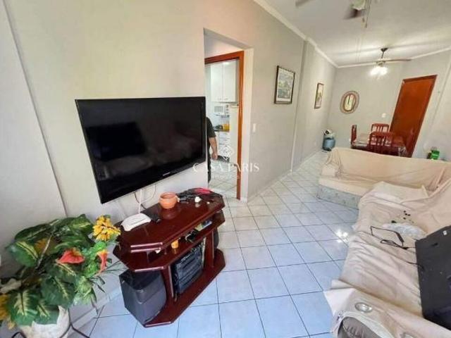 Apartamento à venda no Bairro Aviação Praia Grande/SP | 1 dormitório, 2 salas e vaga