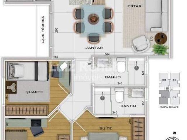 Apartamento à venda no bairro Cidade Nova