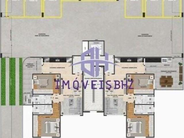 Apartamento a venda no Bairro Santa Terezinha, 2 quartos, suíte, elevador e 2 vagas