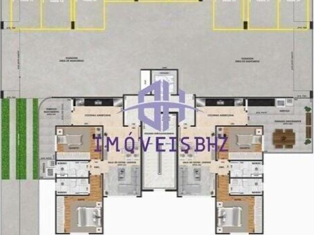 Apartamento a venda no Bairro Santa Terezinha, 2 quartos, suíte, elevador e 2 vagas