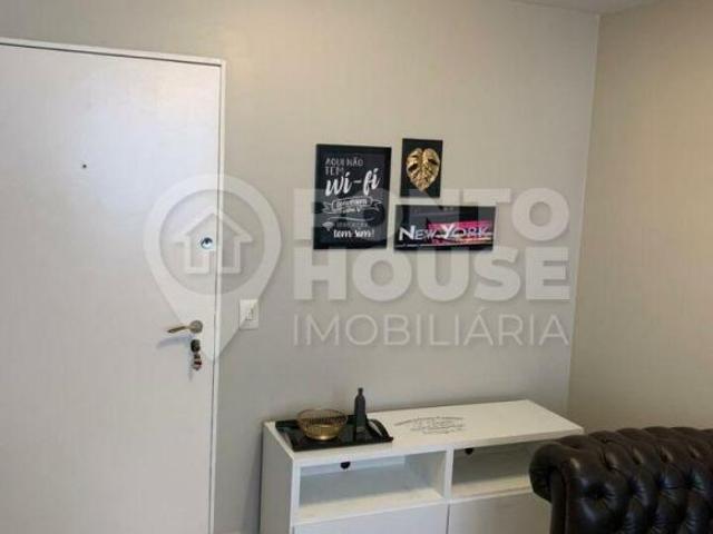 Apartamento à venda no Brooklin em São Paulo com 1 dormitório, 1 suíte e 1 vaga