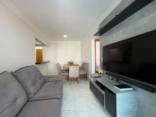 Apartamento à venda no Caiçara, Praia Grande: 2 suítes, varanda gourmet e 2 vagas