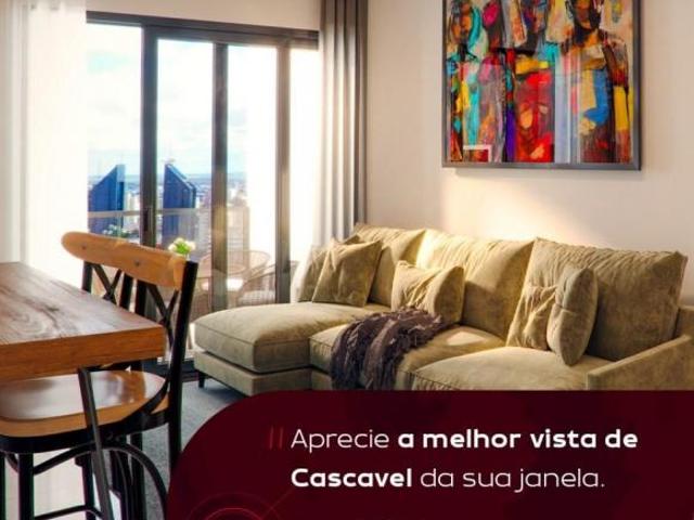 Apartamento à venda no Centro de Cascavel PR: 2 quartos, 1 banheiro, 1 vaga de garagem, 123m² de áre