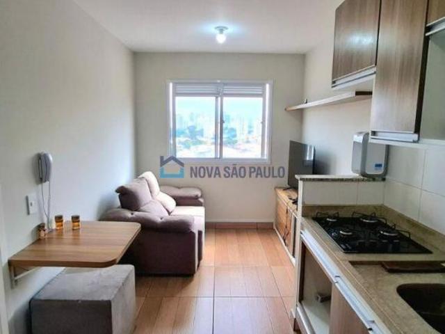 Apartamento à venda no Jardim Cidália | 31m² | 1 suíte | Semi mobiliado | Lazer completo