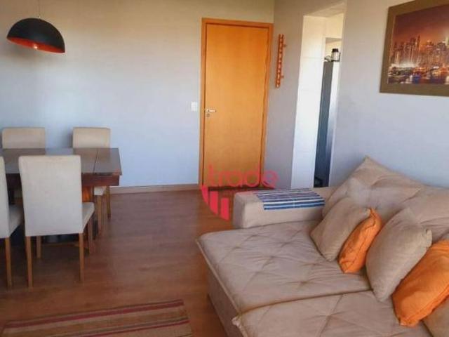 Apartamento à Venda com 02 Quartos no Bairro Ipiranga em Ribeirão Preto com Sacada