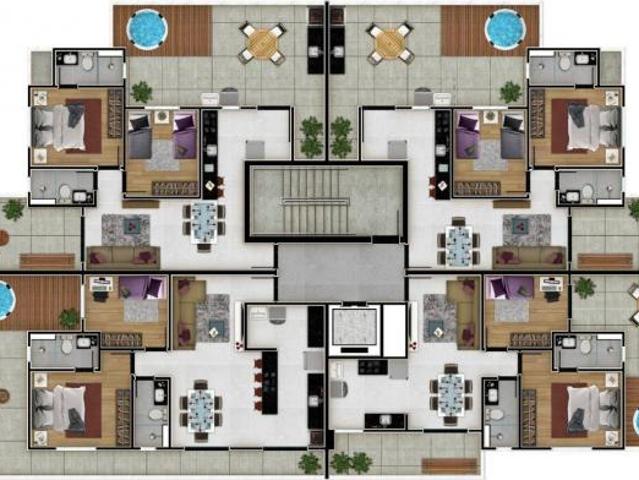 Apartamento à venda em Caiçaras