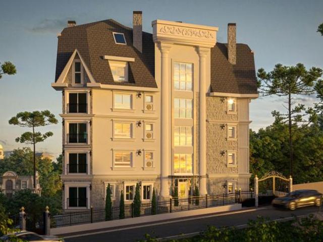 Apartamento à venda em Gramado, Floresta, com 2 quartos, 57.49m²