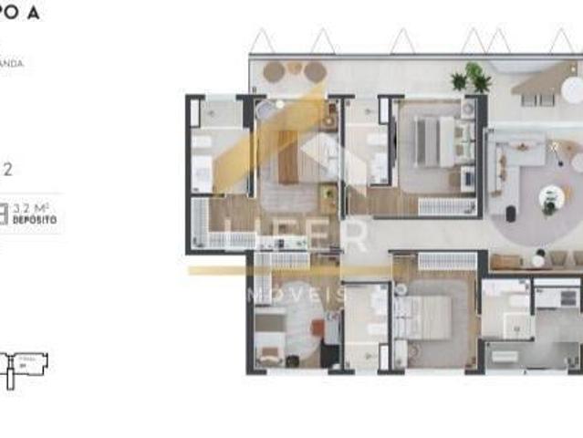 apartamento à venda em Vila Brandina