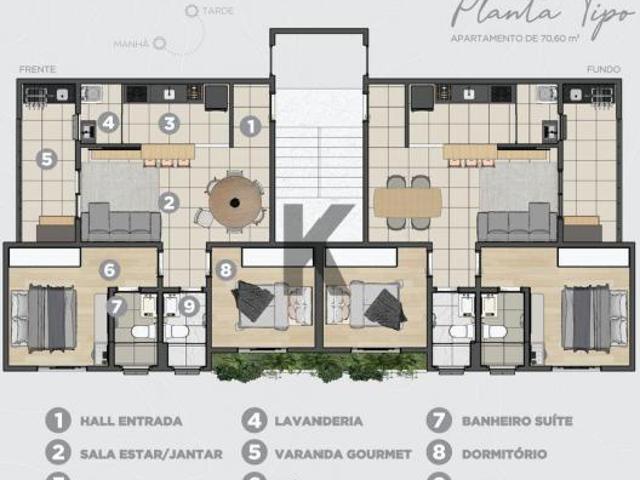 Apartamento à venda, por R$ 360.000,00 Recanto dos Fernandes PA MG