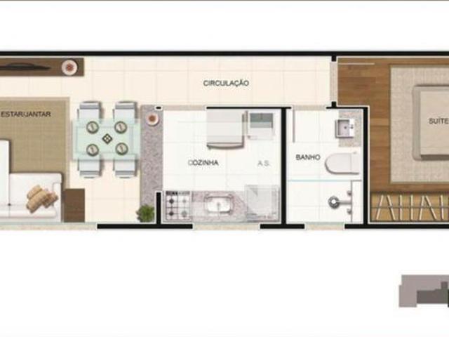 Apartamento à Venda Sion, 1 Quarto, 37 m² Belo Horizonte