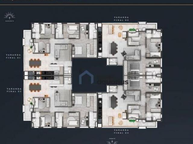 Apartamento à venda, 120 m² por R$ 1.850.000,00 Royal Park São José dos Campos/SP