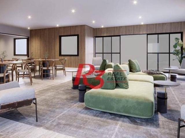 Apartamento à venda, 126 m² por R$ 2.245.170,00 Ponta da Praia Santos/SP