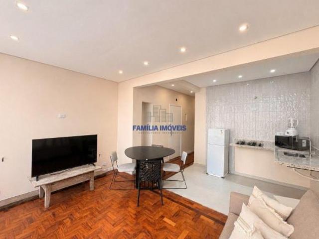 Apartamento à venda 1 quarto próximo praia Boqueirão Santos/SP