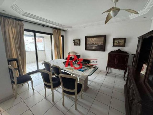 Apartamento à venda, 200 m² por R$ 1.500.000,00 Embaré Santos/SP