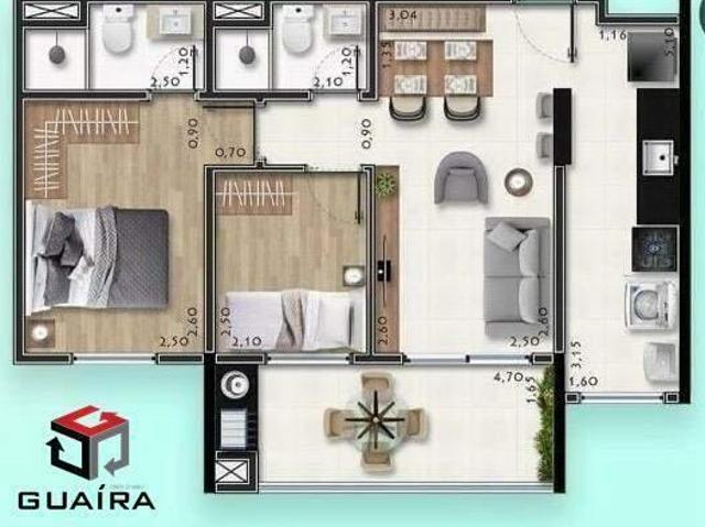 Apartamento à venda 2 quartos 1 suíte 1 vaga Bocaina Mauá SP