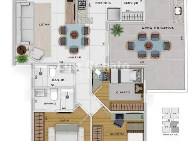 Apartamento à venda 3 quartos 1 suíte 2 vagas Cidade Nova