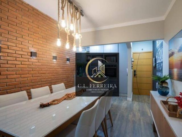 Apartamento à venda, 82 m² por R$ 580.000,00 Vila Assunção Praia Grande/SP