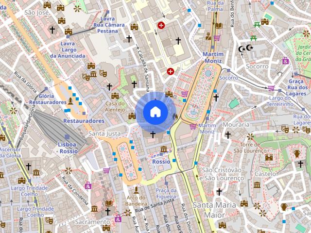 Apartamento ao lado da Praca do Rossio