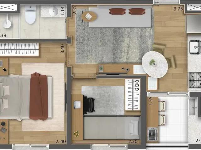 Apartamento ao lado do Estaçao Pirituba MOre na melhor da zona Norte use o FGTS NA ENTRADA