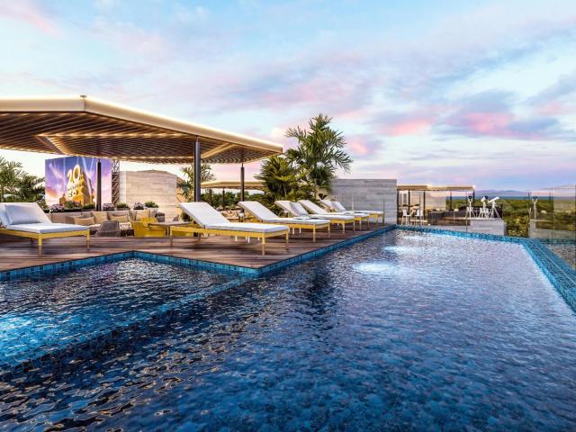 Apartamento, alberca, hamacas, cine al aire libre en venta Playa del Carmen