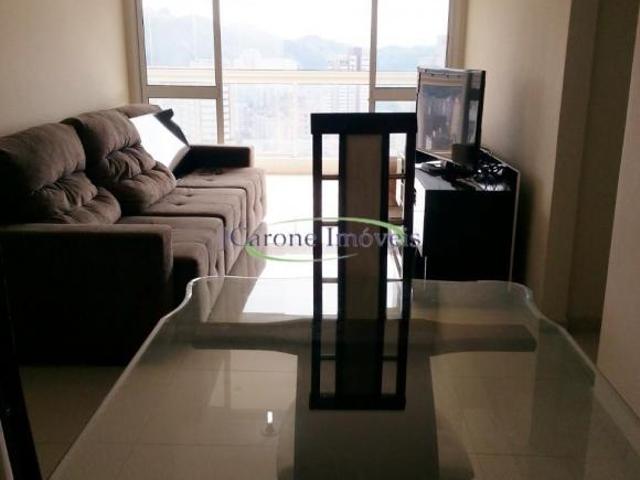 Apartamento alto padrão com 2 suítes e Varanda Gourmet na Praia do Gonzaga em Santos / SP