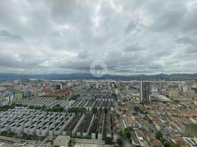 Apartamento alto padrão com vista para o mar à venda em Aparecida, Santos/SP