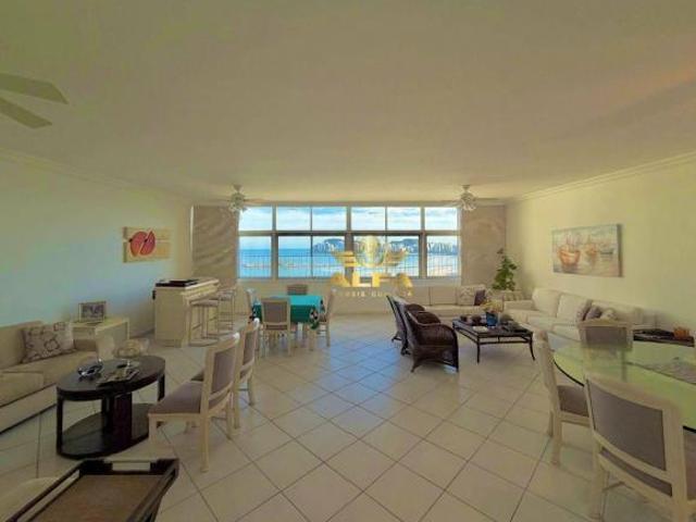Apartamento Alto Padrão Frente Mar com 4 Suítes nas Pitangueiras – Alfa Imóveis Guarujá