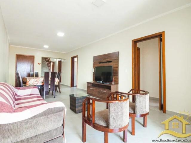 Apartamento Amplo para alugar, 3 quarto s, sendo 3 suíte s Edifício Ilha de Mykonos no bairro Centro, 300 metros da praia, Peruíbe SP