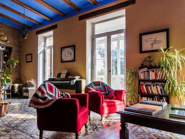 Apartamento artístico de 1 dormitorio en alquiler en Ciutat Vella, Valencia